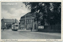 1935 Zum Löwen / elektr. Straßenbahn