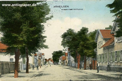 1910 Darmstädter Straße mit Dampf-Straßenbahn (farbig)